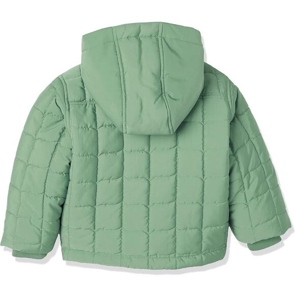 Amazon Essentials Boys Quilted Pullover Jacket Size 6-7 - Picture 2 of 5